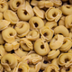 Pile of tortellini as seen from above